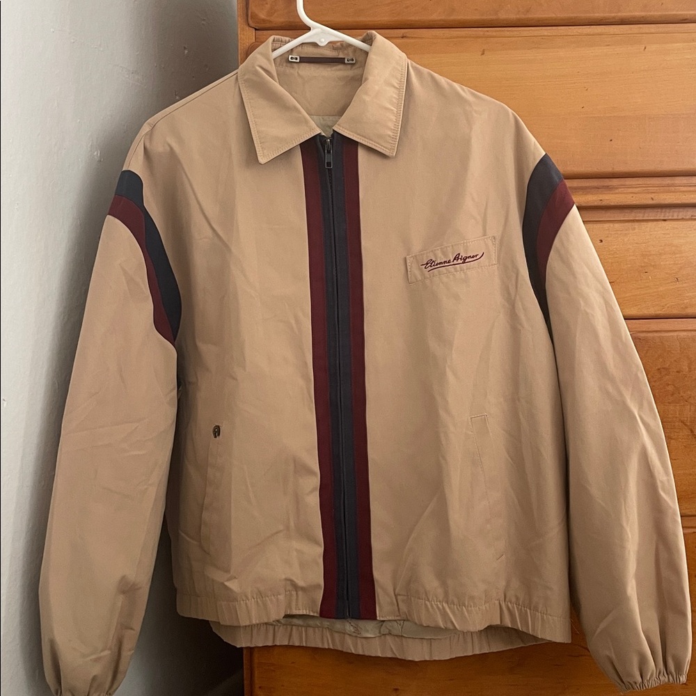 Vintage Etienne Aigner Bomber Windbreaker Jacket 1980s